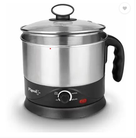 Pigeon Favourite Electric Kettle  (1.2 L, Silver, Black)