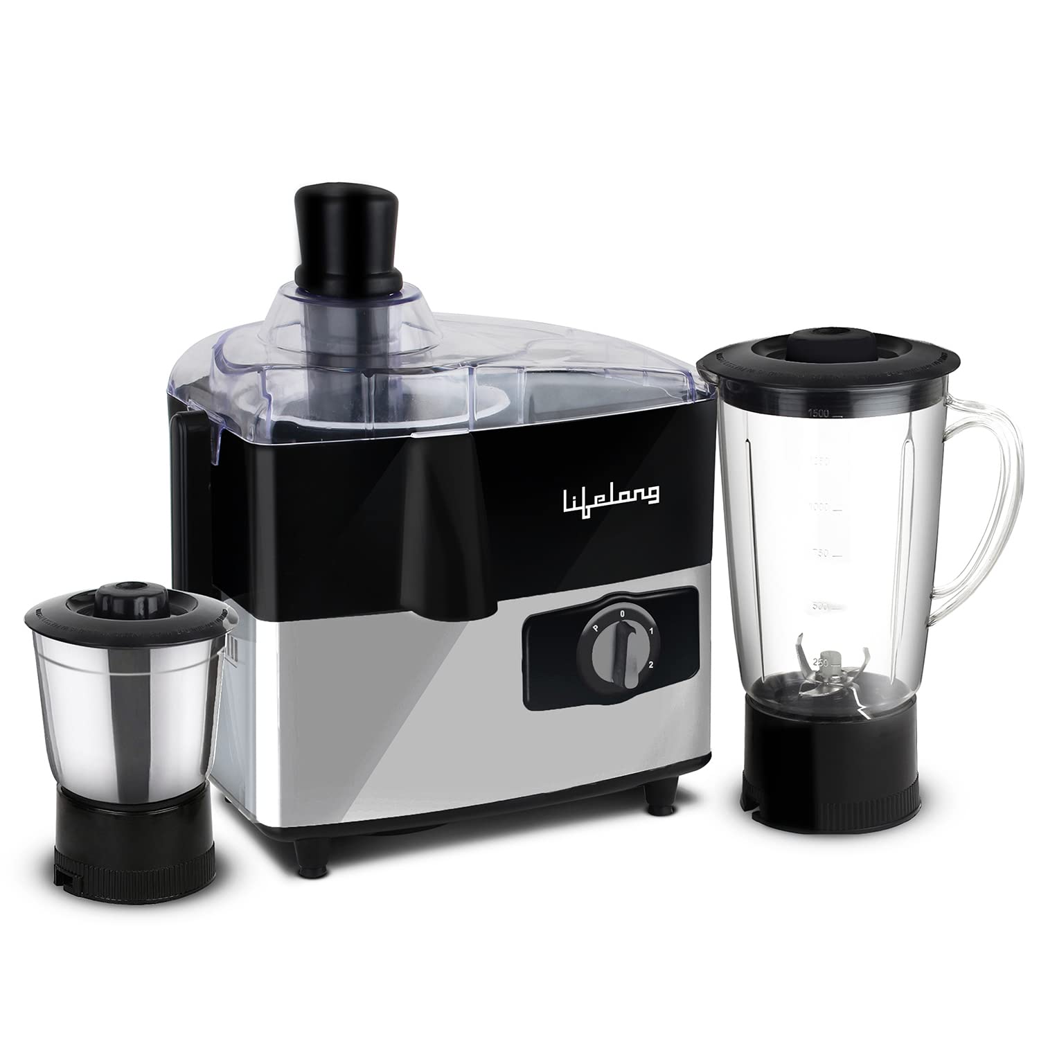 Lifelong LLJMG07 Juicer Mixer Grinder 500W with 2 Jars Liquidizing and multipurp