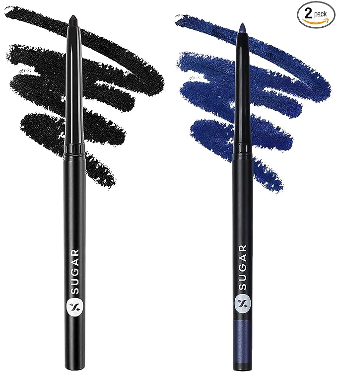 SUGAR Cosmetics Kohl Of Honour Intense Kajal, Matte Finish - 04 True Blue (Blue 