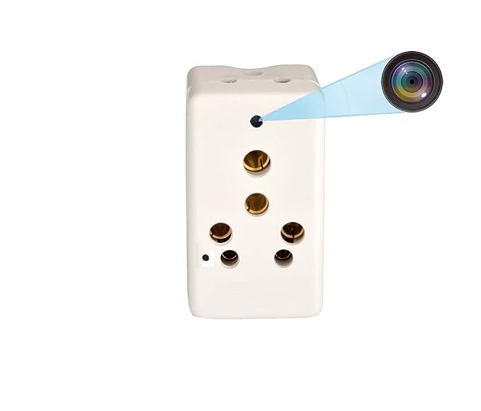 Safety Net Hidden Spy Camera WiFi Multi Plug - Hidden Camera with Live Feed WiFi