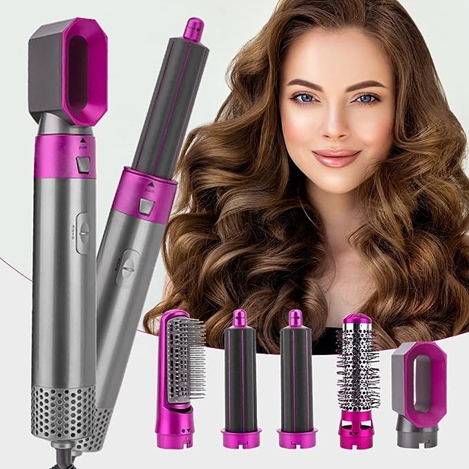 Drumstone (10 Year Warranty) 5 in 1 Multifunctional Hair Dryer Styling Tool, Det